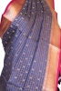 Grand Zari Checks Zari Butta Finest Pure Mysore Crepe Silk Saree 